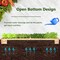 Costway Wooden Raised Garden Bed Outdoor Wood Planter Box for Vegetables Flowers Fruit